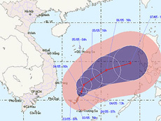 Bão số 1 có thể mạnh lên và đột ngột chuyển hướng